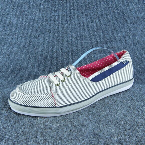 Keds Women Sneaker Shoes‎ Size 8.5 Medium White Fabric Slip On - Picture 1 of 10